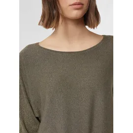 Comma, Feinstrickpullover mit Glitzergarn Khaki 46