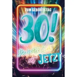 Geburtstagskarte Zahl 30 52-5730 Bild