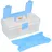 Allit Aufbewahrungskoffer McPlus Clear 12,5 ohne Inhalt blau 4,9 l