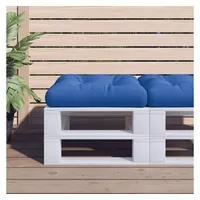 VidaXL Palettenkissen Königsblau 60x60x12 cm Stoff