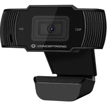 Conceptronic AMDIS 720p HD Webcam Schwarz