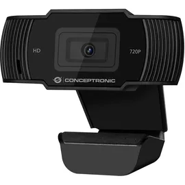 Conceptronic AMDIS 720p HD Webcam Schwarz