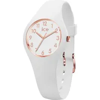 ice-watch Quarzuhr ICE glam - Extra Small - 3H 015343, Armbanduhr, Kinderuhr, Mädchenuhr, Silikonarmband, bis 10bar wasserd. weiß