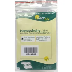 Handschuhe Vinyl Anti-Aids 2 ST
