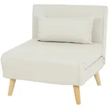 MCW Schlafsessel, Weiß, Textil, 75x77x70 cm, Wohnzimmer, Sessel, Schlafsessel