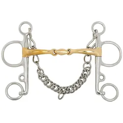 BR PelhamGebiss Soft Contact doppelt gebr. 16mm Shanks 145mm - 11.5 cm