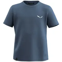Salewa Puez Dry Kurzarm-t-shirt - Java Blue - 11-12