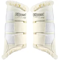 EQuest Gamaschen Softgamasche für Pferde 2er Set Champagner/Natur S