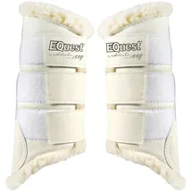 EQuest Gamaschen Softgamasche für Pferde 2er Set Champagner/Natur S