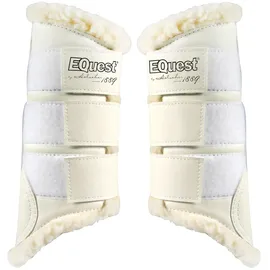 EQuest Gamaschen Softgamasche für Pferde 2er Set Champagner/Natur S