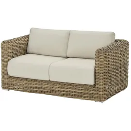 Möbel Kraft Couch 2-Sitzer braun