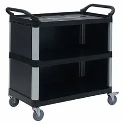 novocal Ecoline Mehrzweckwagen, schwarz E4093-SCHW , Maße(BxTxH): 101,5 x 54 x 95 cm, E4093-SCHW