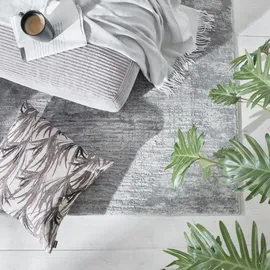 PLACES OF STYLE Hocker »Enisa« passend zum "Enisa"-Sofa, Bezug in Cord grau