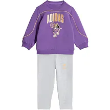 adidas Baby Girls DISNEY MINNIE Mouse JOGGER, active purple/semi ice tangerine 12-18 Months