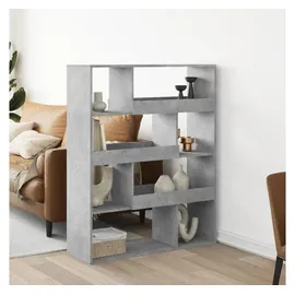 vidaXL Bücherregal 100 x 33 x 125,5 cm Grau