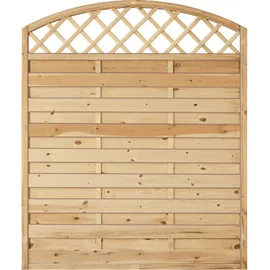 Tetzner & Jentzsch Lamellenzaun 150 x 180 cm Grün Holz