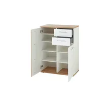 Uno Nino 80 x 106 x 38 cm 2 Schubladen weiß matt / weiß