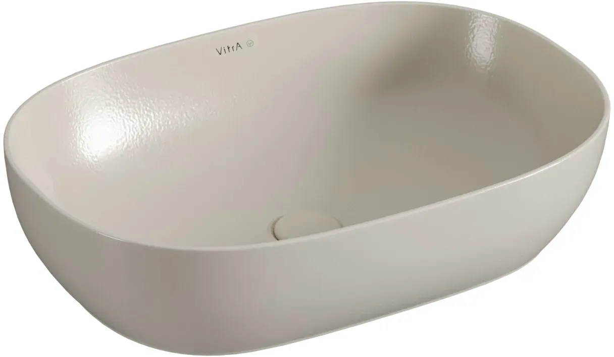 VitrA Re-Ceramic Aufsatzschale oval 60 x 41 cm Sanitärkeramik aus 100 Prozent,7995B066-0016 7995B066-0016