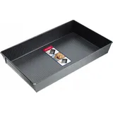 Kadax rechteckige Backform "Imperia", Kuchenbackformen, Kastenform, Wärmeverteilung, 40 cm, Schwarz