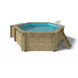 Holzpool OKU Emotion - Fun Rund 4,1 m H 1,18m