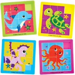 Schiebepuzzles Meereswelt  (Pro Set 6)