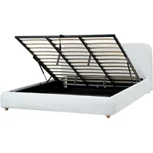 Beliani Bett mit Stauraum Stoff BLAGNAC 180 x 200 cm Schlafzimmer, Betten