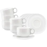 SELTMANN WEIDEN Milchkaffeetasse 0,35 l Weiß 6 St.