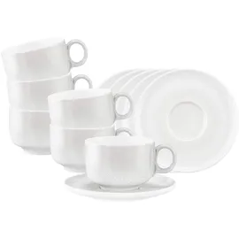SELTMANN WEIDEN Milchkaffeetasse 0,35 l Weiß 6 St.