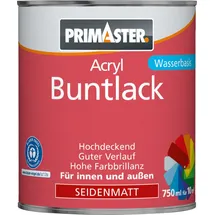 Primaster Acryl Buntlack 750 ml lehmbraun seidenmatt