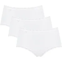 SLOGGI 24/7 Cotton Lace Midislip 3 St. Weiß 46