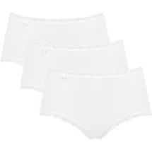SLOGGI 24/7 Cotton Lace Midislip 3 St. Weiß 46
