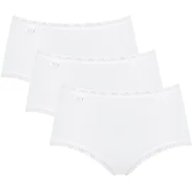 SLOGGI 24/7 Cotton Lace Midislip 3 St. Weiß 46
