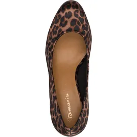 TAMARIS Damen Pumps mit Blockabsatz, braun, 41 EU