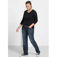 Sheego SHEEGO, Damen, Gr. 80, Langgrößen, blau (dunkelblau denim),