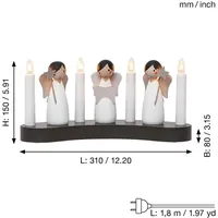 Star Trading Schwibbogen Angel Choir 31 cm