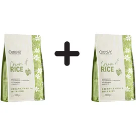 Ostrovit Cream of Rice Creamy Vanilla mit Kiwi Pulver 1000 g