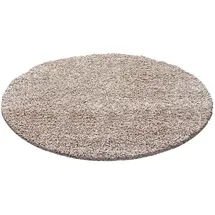 KADIMA DESIGN Hochflorteppich, Beige, 80x80 cm, – Böden, Teppiche, Hochflorteppiche & Shaggys