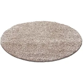 KADIMA DESIGN Hochflorteppich, Beige, 80x80 cm, – Böden, Teppiche, Hochflorteppiche & Shaggys