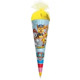 ROTH Schultüte Paw Patrol 35 cm rund, Tüllverschluss - Zuckertüte Paw Patrol Schulanfang