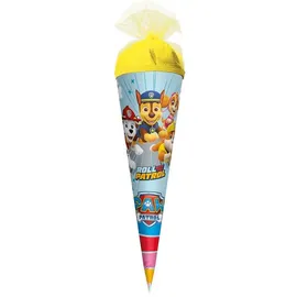 ROTH Schultüte Paw Patrol 35 cm rund, Tüllverschluss - Zuckertüte Paw Patrol Schulanfang