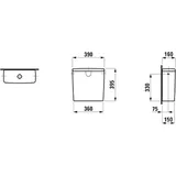 Laufen LUA Spülkasten H8270820009721