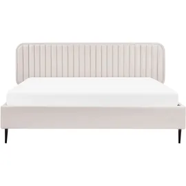 Beliani Brin 180 x 200 cm Beige/Schwarz