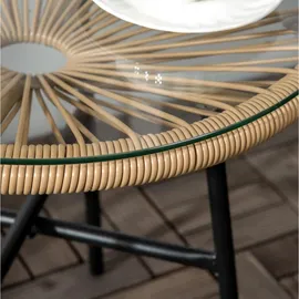 modfu Beistelltisch Ø 50 x 50 cm Beige