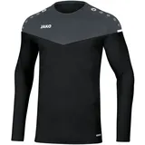 Jako Champ 2.0 Sweatshirt schwarz/anthrazit 128