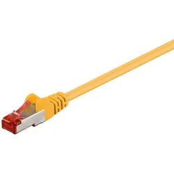 Goobay 2m CAT 6 Patchkabel, S/FTP (PiMF), Gelb