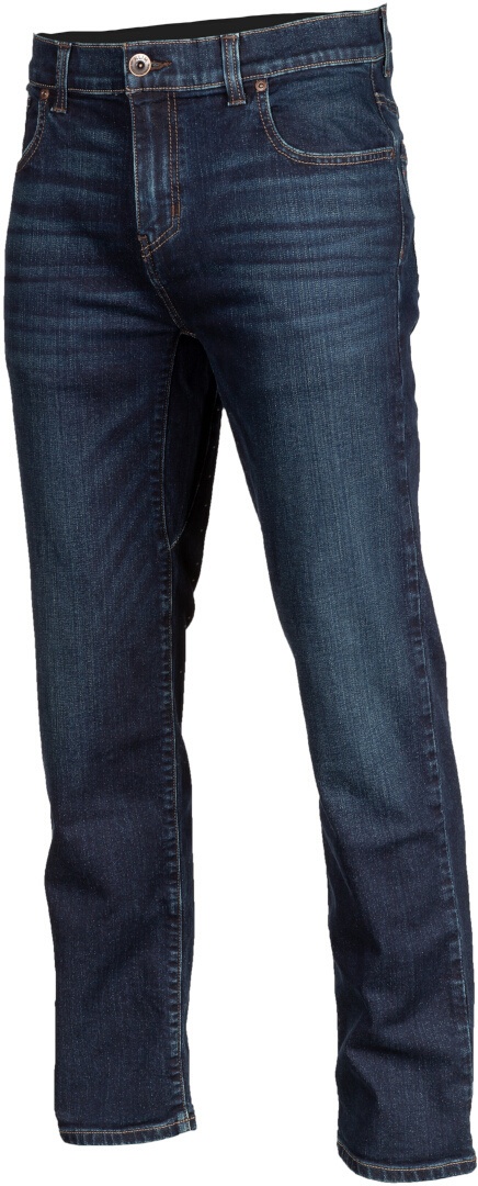 Klim Unlimited Straight Stretch Denim Motorfiets Jeans, blauw, 32