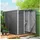 Outsunny Gerätehaus 2,3m2 1,84 x 1,42 m Hellgrau