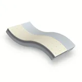 Betten-ABC EasyFlex Kaltschaummatratze mit integriertem Topper aus Visco- oder Gelschaum, Ausführung: Viscoschaum, Größe: 160 x 200 cm