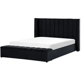 Beliani Noyers 180 x 200 cm H2 Schwarz