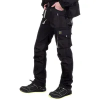 Reis FORECO-T BJS58 Arbeitshosen Männer, Arbeitshose, Schnittschutzhose, Arbeithose Herren, Schwarz Hellgrau, 58 Größe